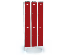  Divided cloakroom locker ALDOP with feet 1920 x 750 x 500